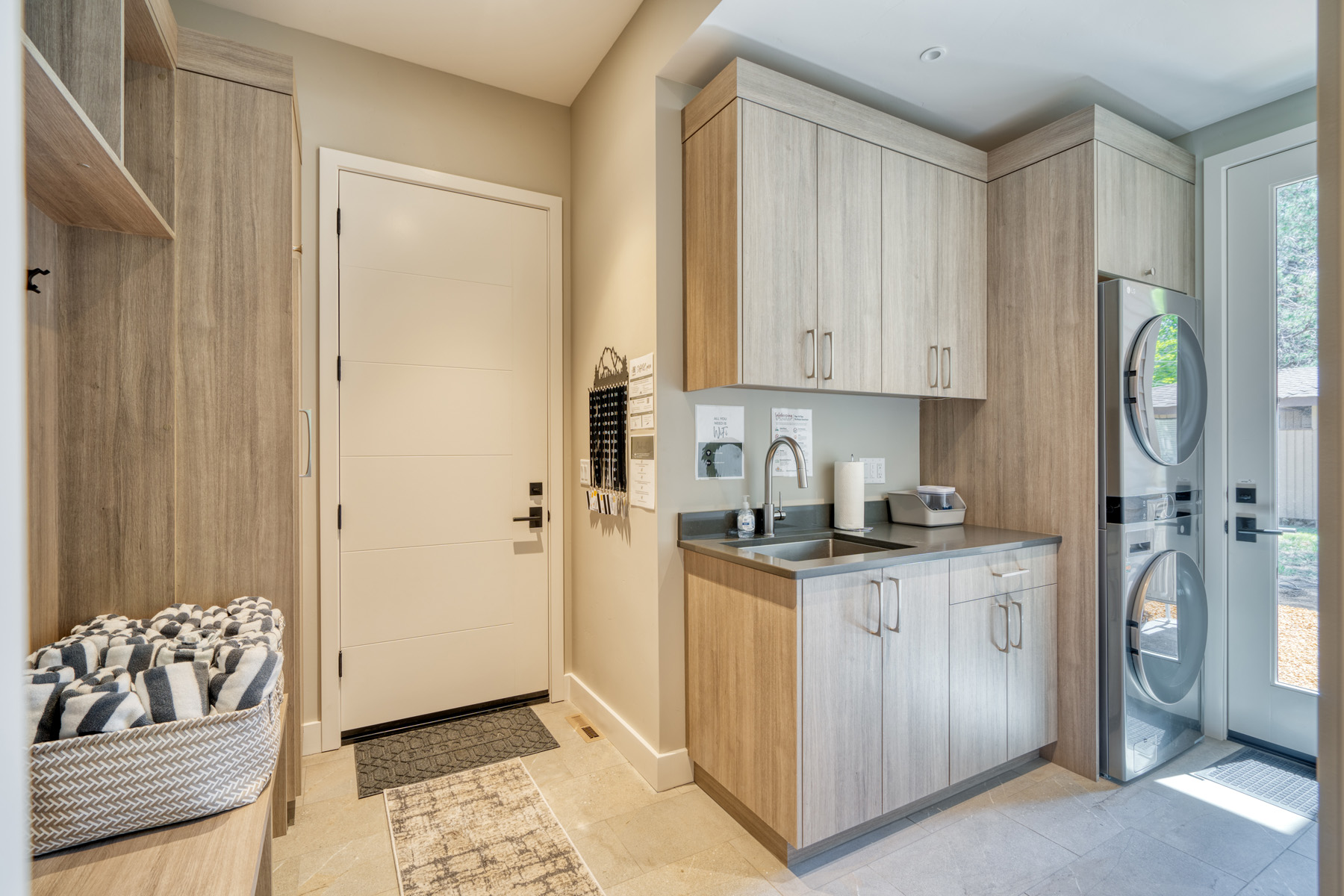 Mudroom & laundry with storage